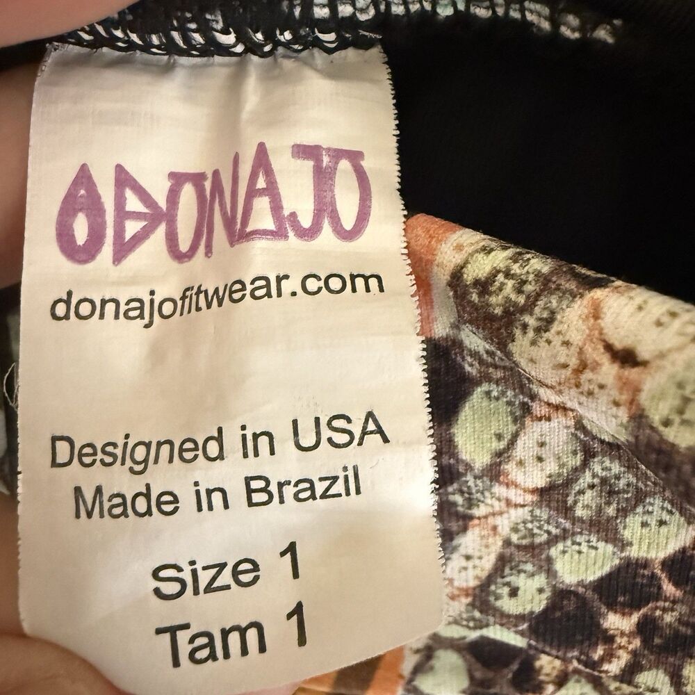 Donajo Patchwork  Tiered Skirt Multicolor Size 1 Boho S Tennis Golf Dona Jo - Picture 4 of 8